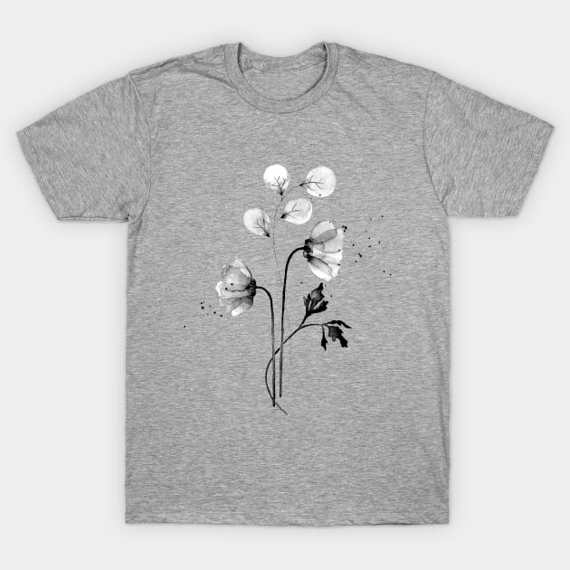 Autumn 1 - BW - Full Size Image T-Shirt by Paloma Navio